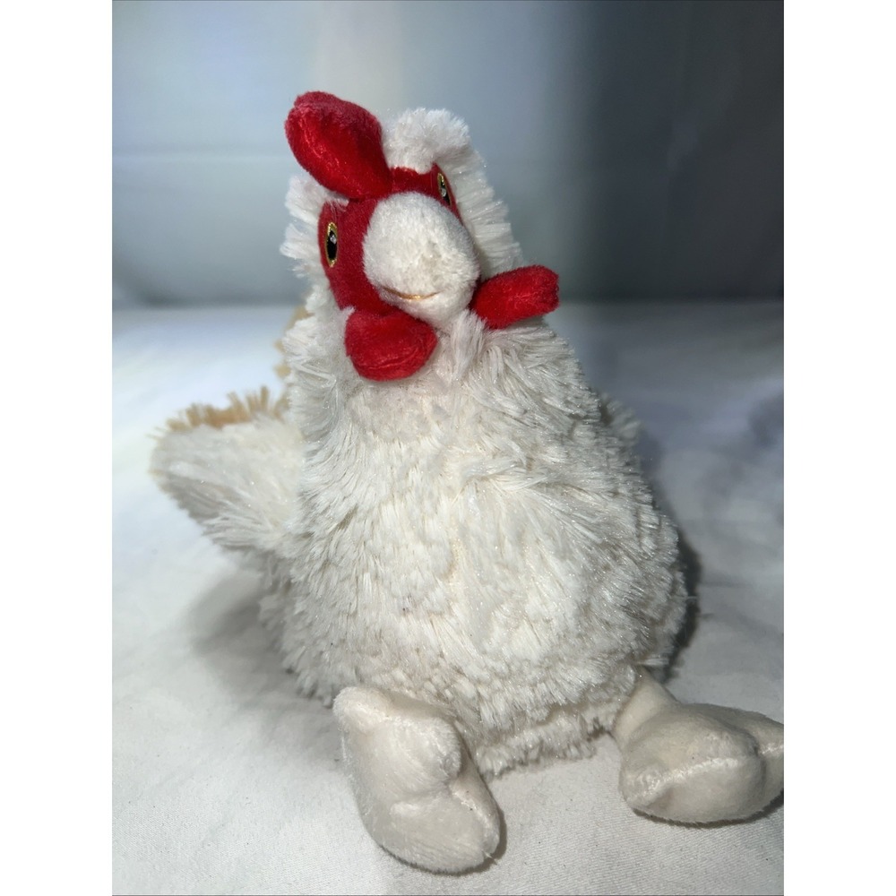 Warmies Microwavable Plush Chicken Stuffed Animal 8" Soft Rooster Cozy Heat Pack